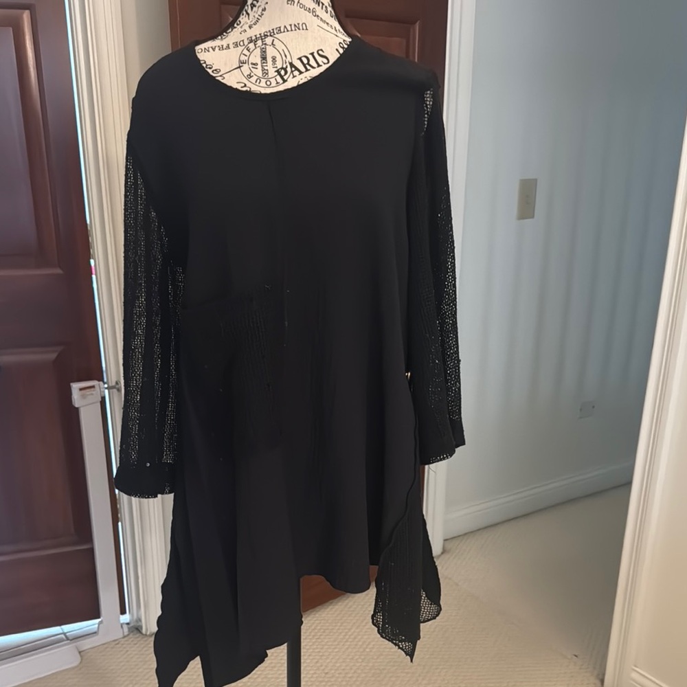 Moonlight Bridal Black Women's Top